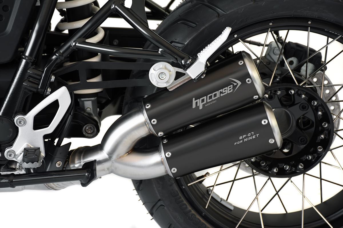 HPCorse - 1 into 2 GP-07 Exhaust for BMW R Nine T 2021-Up