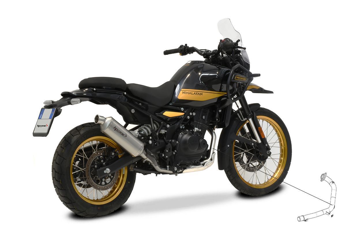 HPCorse - Front Header Decatalyzer for Royal Enfield Himalayan 450 2024