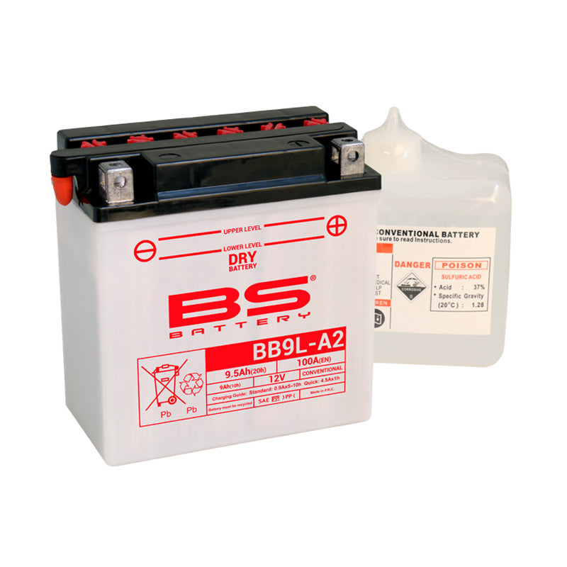 BS Battery - BS DRY - BB9L-A2 (With Acid Pack) (YB9L-A2)