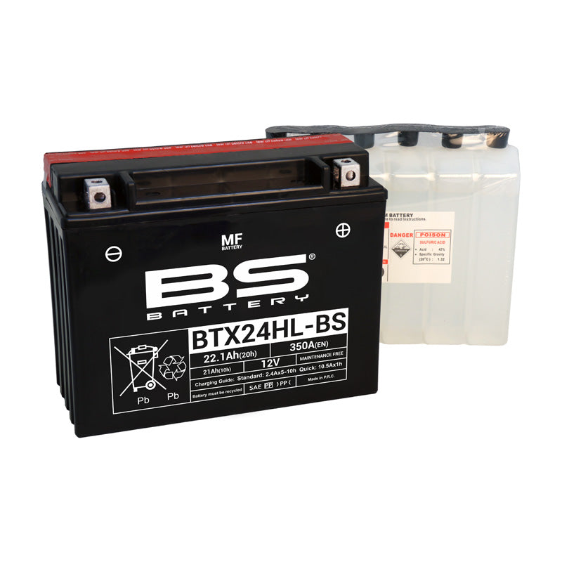 BS Battery - BS MF - BTX24HL-BS (YTX24HL-BS)