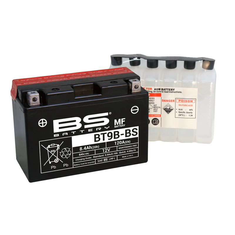BS Battery - BS MF - BT9B-BS (YT9B-BS)