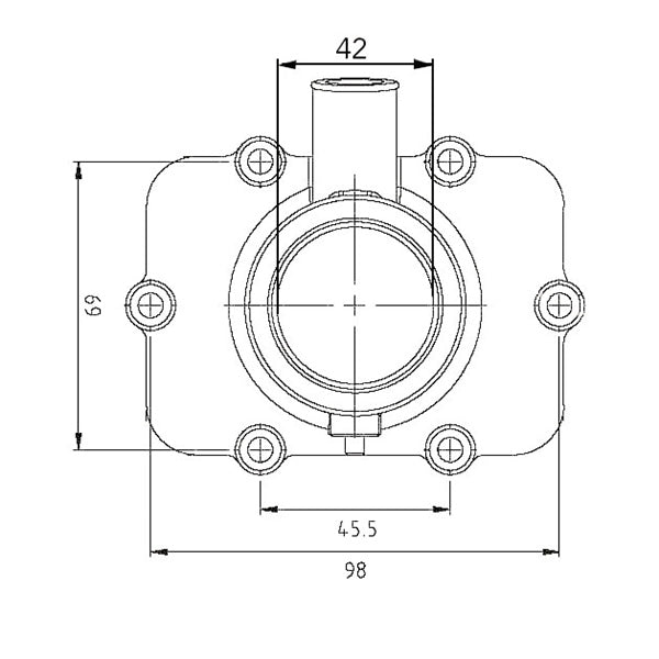 Kimpex-CARBURETOR FLANGE BRP 420-867-776