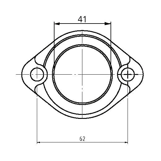 Kimpex-CARBURETOR FLANGE POL 3084325