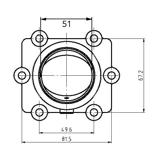 Kimpex-CARBURETOR FLANGE A/C 3005-264