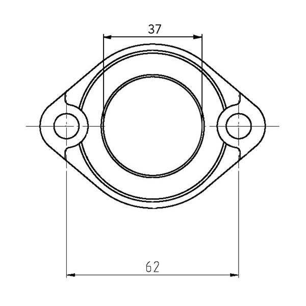 Kimpex-CARBURETOR FLANGE POL 3085670