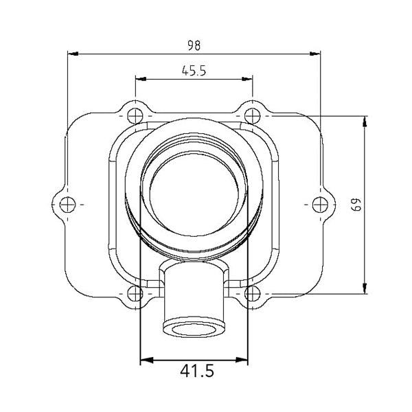 Kimpex-CARBURETOR FLANGE BRP 420-667-078