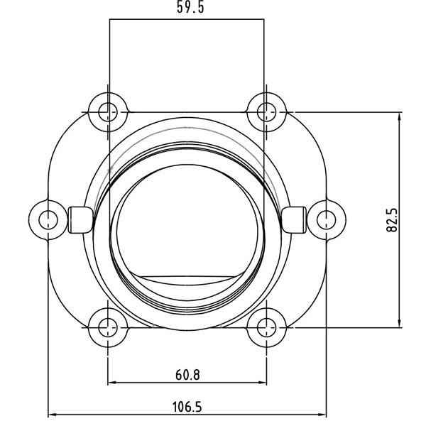 Kimpex-CARBURETOR FLANGE POL 1203453