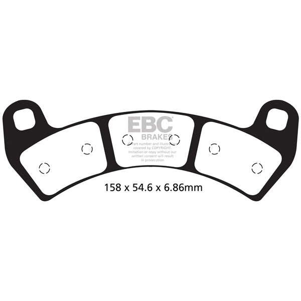 EBC-SXR680HH BRAKE PAD EBC SXR680HH 889668182019