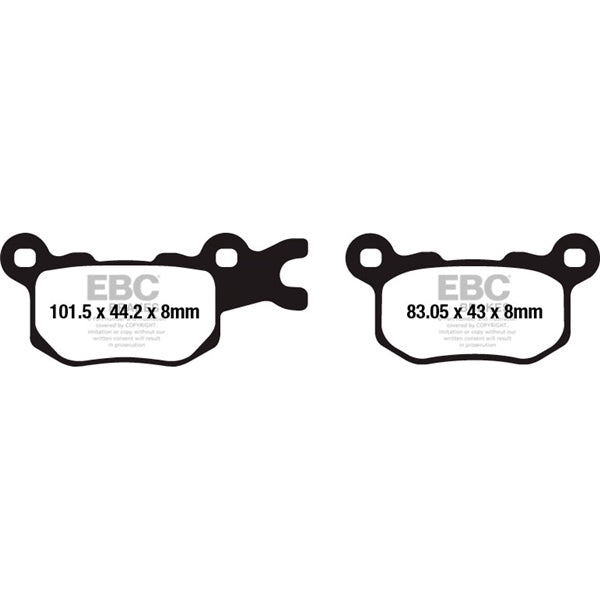 EBC-FA684SV EBC BRAKE PAD RR/LF C-AM FA684SV