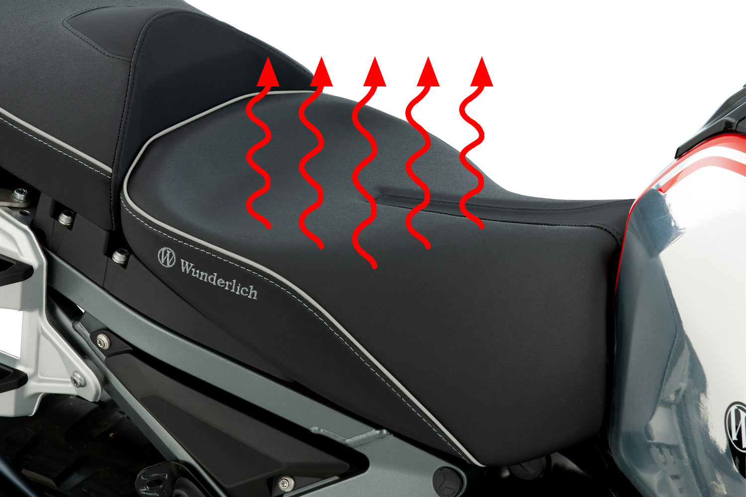 Wunderlich - Aktivkomfort Rider Seat - with Smart Plug & Play Seat Heating for R 1300 GS ADV.