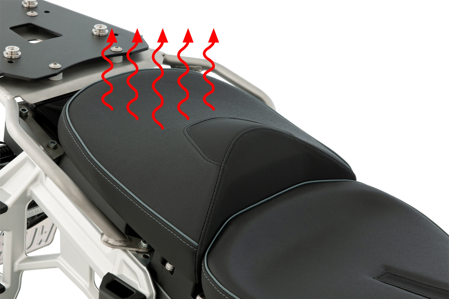 Wunderlich Passenger Seat AKTIVKOMFORT with Seat Heating Smart Plug & Play R 1300 GS Adventure-13137-002