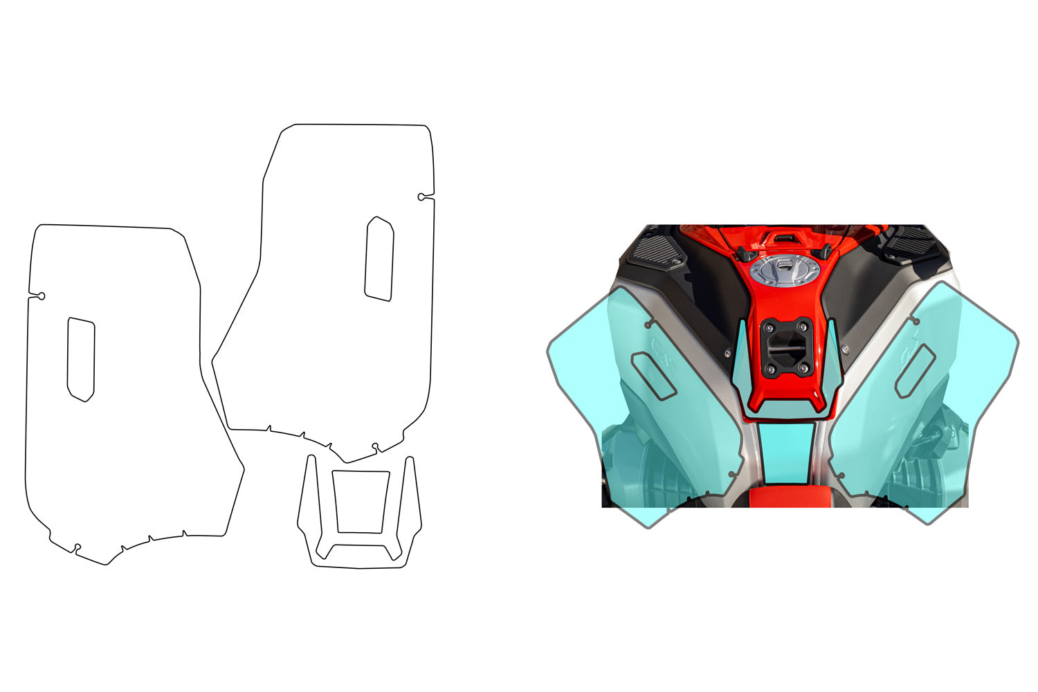 PremiumShield - Tank Protection for R 1300 GS Adventure