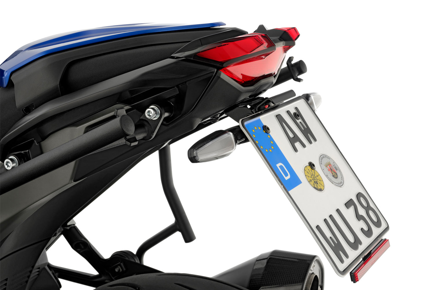 Wunderlich number plate holder R 1300 R/RS for models without luggage rack-13908-102