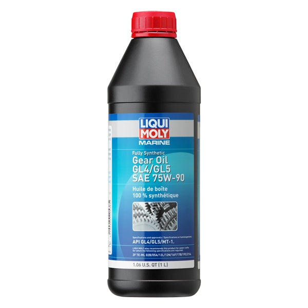 LiquiMoly-GEAR OIL GL4/GL5 75W90 SYNT MARINE 1L 20538 4100420205385