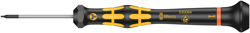 Wera Tools - 1572 ESD Kraftform Micro screwdriver for Microstix® screws