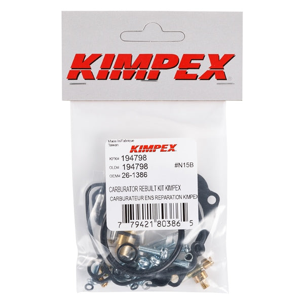 Kimpex - Carburetor Repair Kit (26-1386)