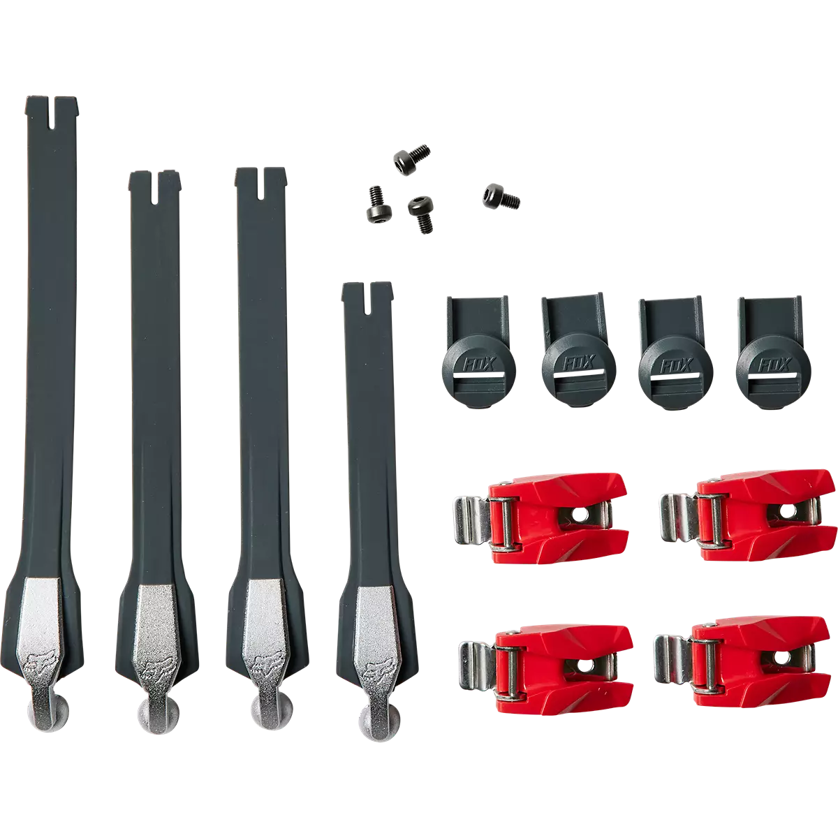 Fox Racing - Instinct Strap Kit-Grey/Red (20365-037)
