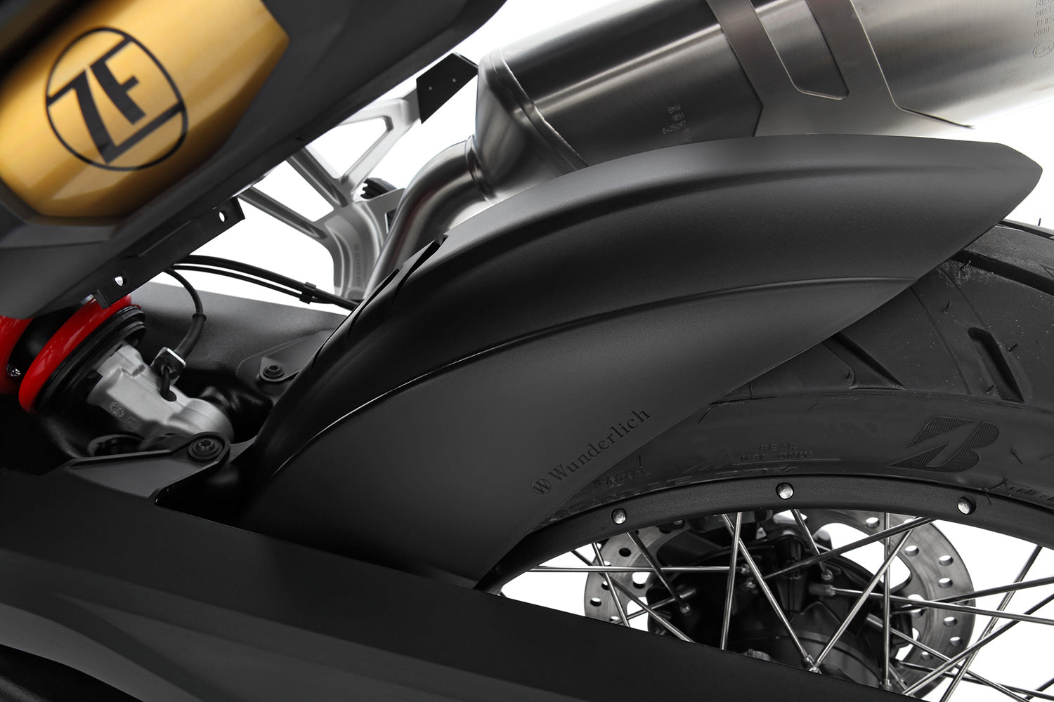 This rear hugger protects both man and machine!