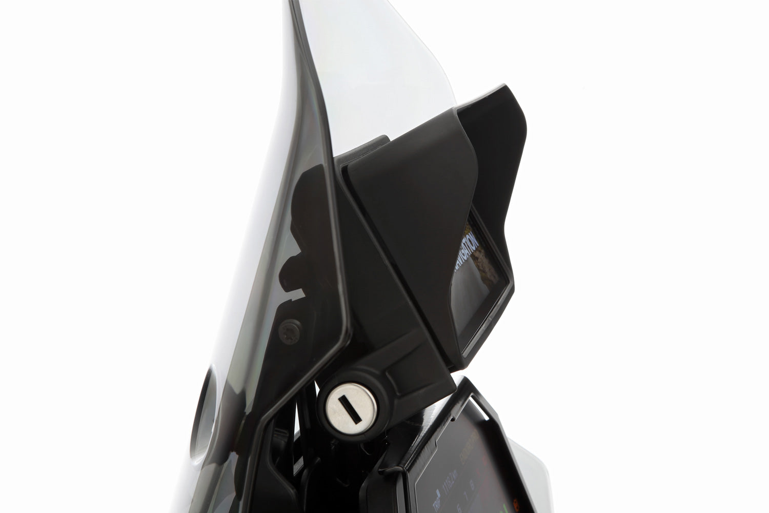 Wunderlich Glare Shield for BMW Navigator ConnectedRide - complete your BMW ✔ Premium components ✔ Integrated design ➜ Order now