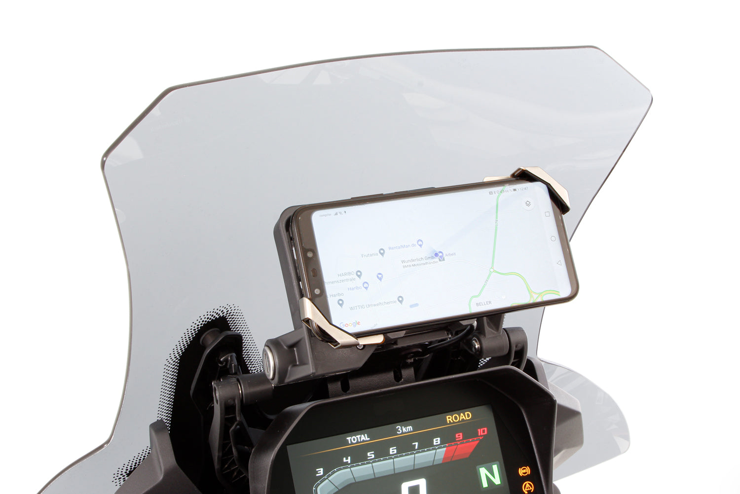 Our thoroughly practical USB charging box fits all BMWs with the factory-side BMW navigation preparation (Navigator V, VI).