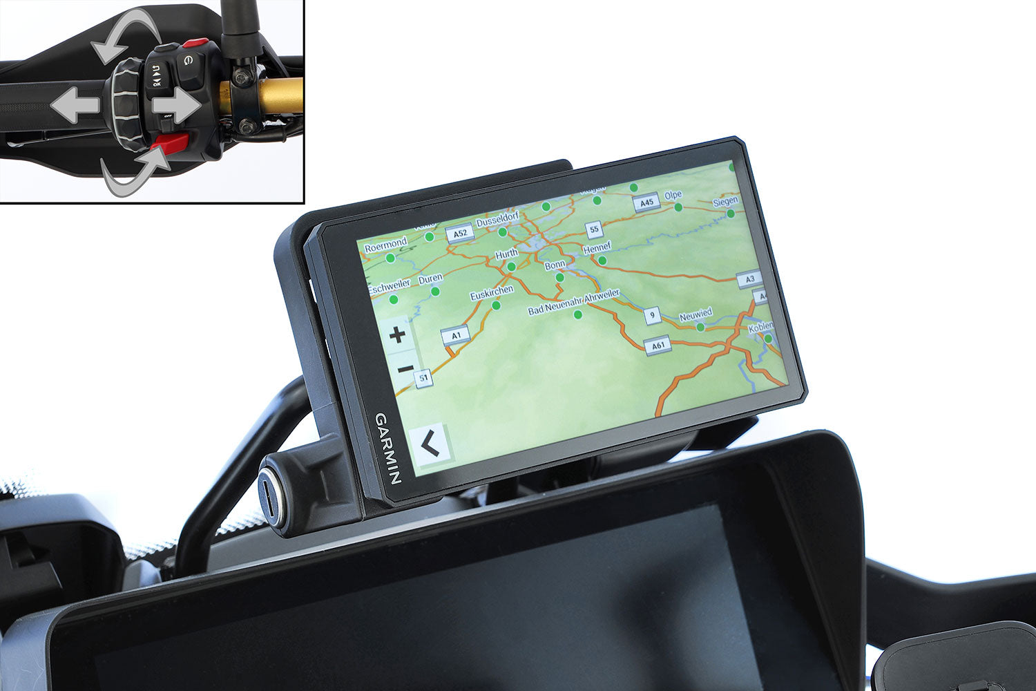 Garmin - Plug & Ride Adapter for Zūmo XT2/XT3 on Original BMW Navigation Mount