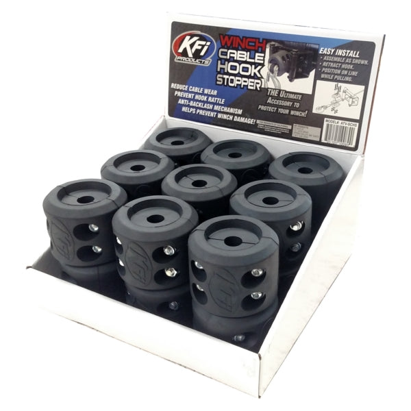 KFIProducts-STOPPER CABLE SPLIT HOOK QTY18 KFI BOX-SCHS 748252654830