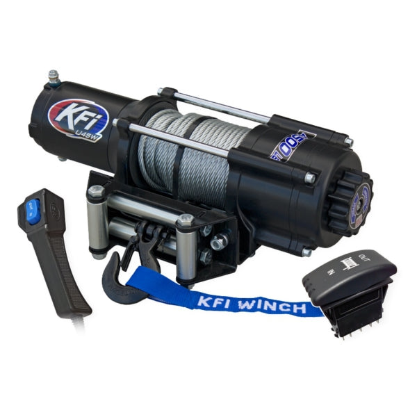 KFIProducts-WINCH 4500LBS WIDE UTV SERIES KFI U45W-R2 748252658838