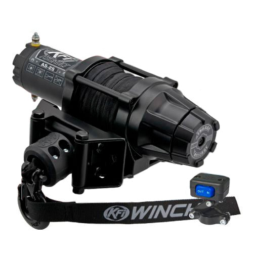 KFIProducts-WINCH ASSAULT 2500LB W/SYNT CABLE KFI AS-25 748252669193