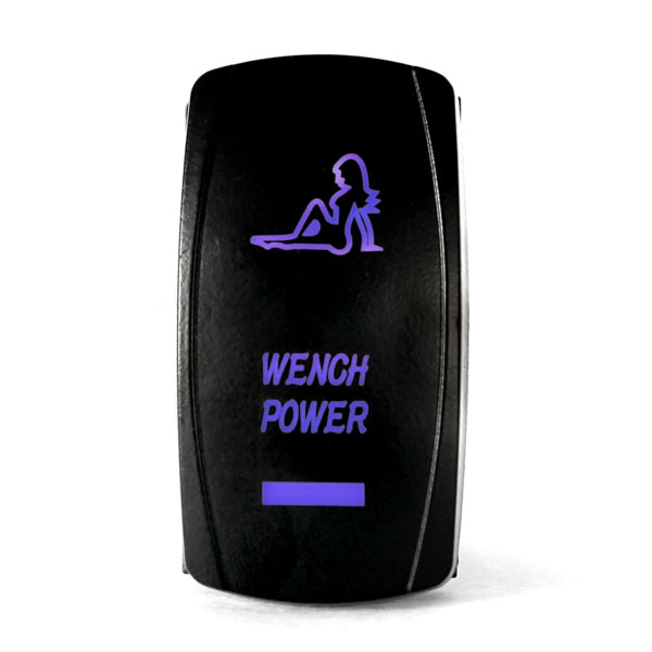 QuakeLed-SWITCH ROCKER 7 PINS WENCH POWER BL QRS286 10355281273