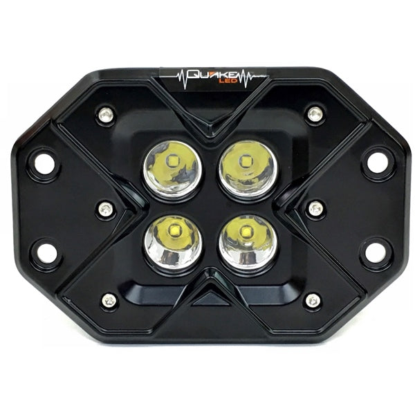 QuakeLed-LIGHT SQUARE FLOOD 3` 40W QUAKELED QSE542 718193337352