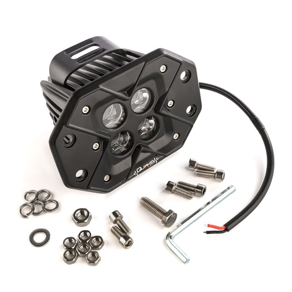 QuakeLed-LIGHT SQUARE FLOOD 3` 40W QUAKELED QSE542 718193337352