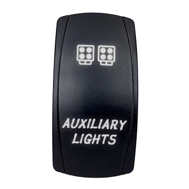QuakeLed-SWITCH ROCKER 5 PINS AUXILIARY LIGHTS WH QRS699 718193338717