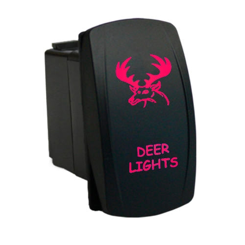 QuakeLed-ROCKER SWITCH 5 PINS DEER LIGHTS RD QRS879 718193338663