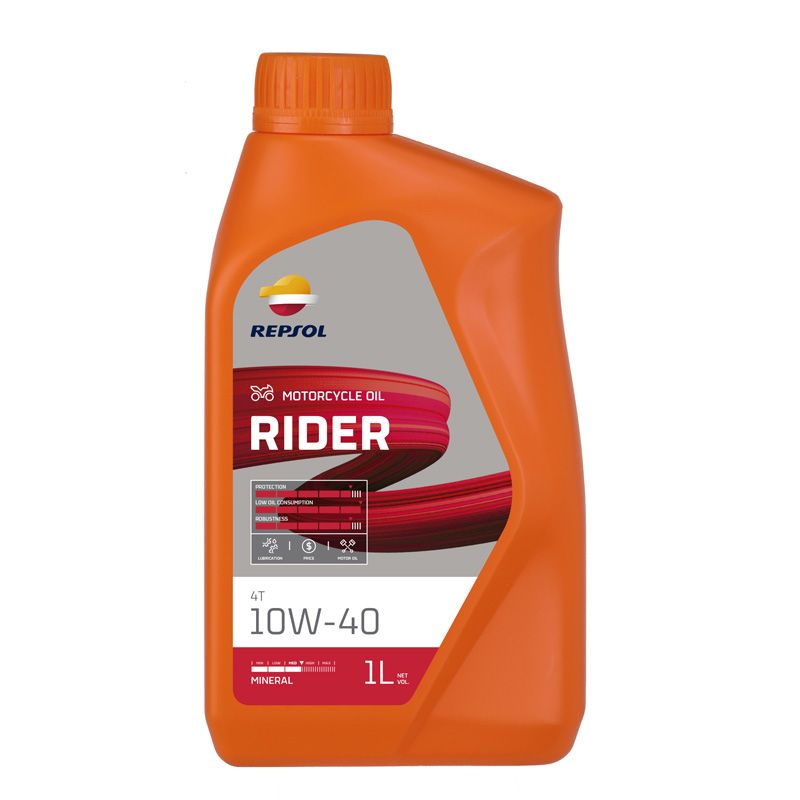 Repsol - Rider 4T Mineral Engine Oil - 10W40
