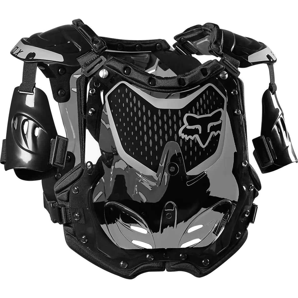 Fox Racing - Womens R3 Chest Guard-Black/Grey (24813-014)