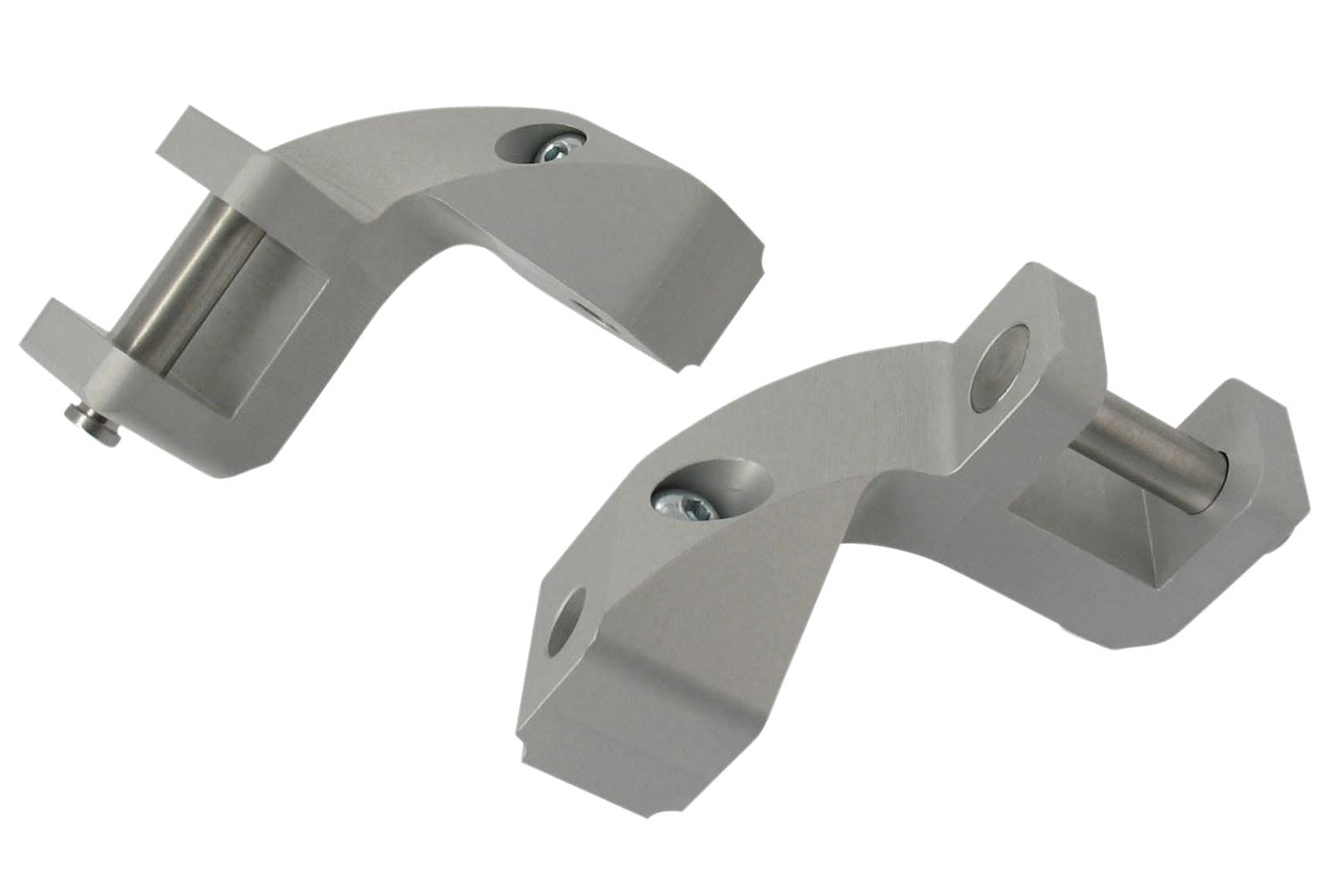 The Wunderlich lowering set will move the footrest down and slightly forward.