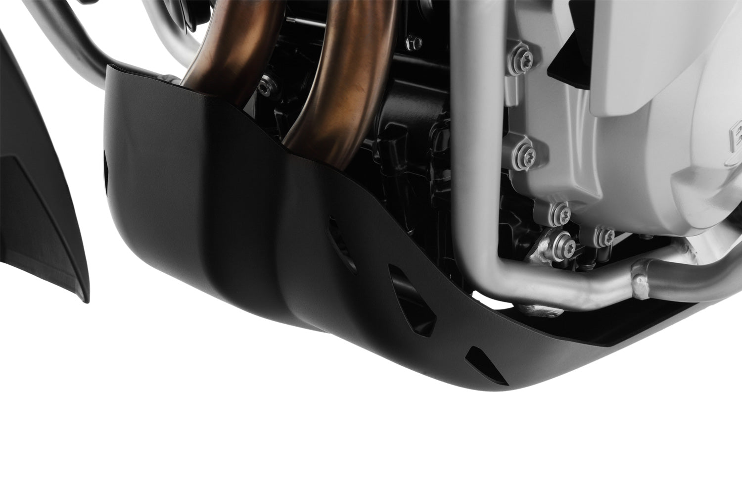 The flawless engine protection in a slim design for the GS protects the engine and manifold from damage