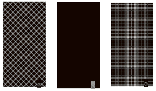 OxfordProducts-COMFY BK&WH TARTAN QTY3 OXFORD NW108 5030009230080