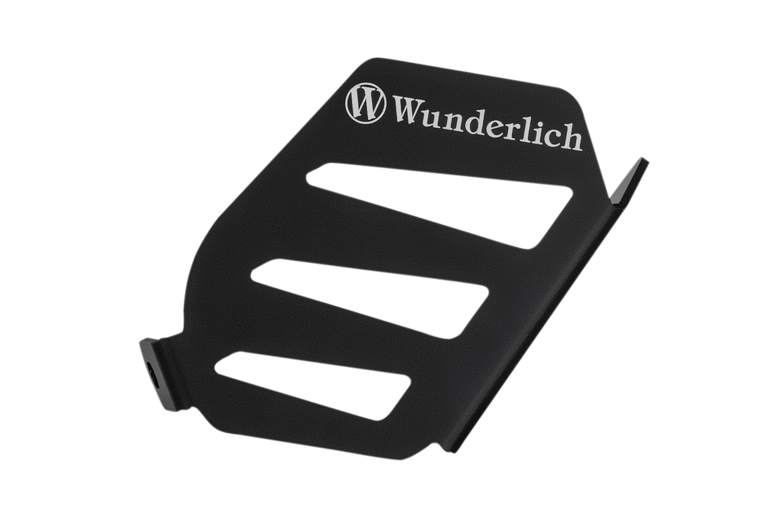 Damage from stones and accidental boot damage can no longer occur with this Wunderlich Exhaust flap cover.