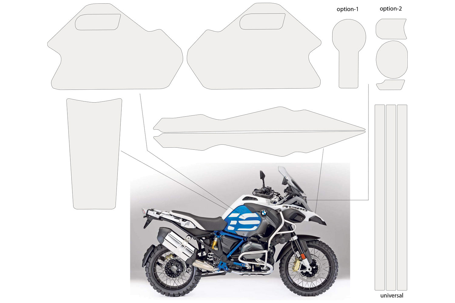 PremiumShield - Complete Paint Protection Set for R 1250 GS Adventure