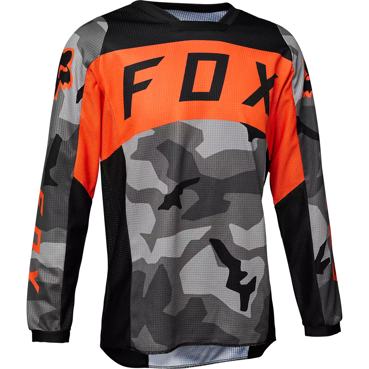 Fox Racing - Youth 180 Bnkr Jersey (28830)-Grey Camo (28830-033)