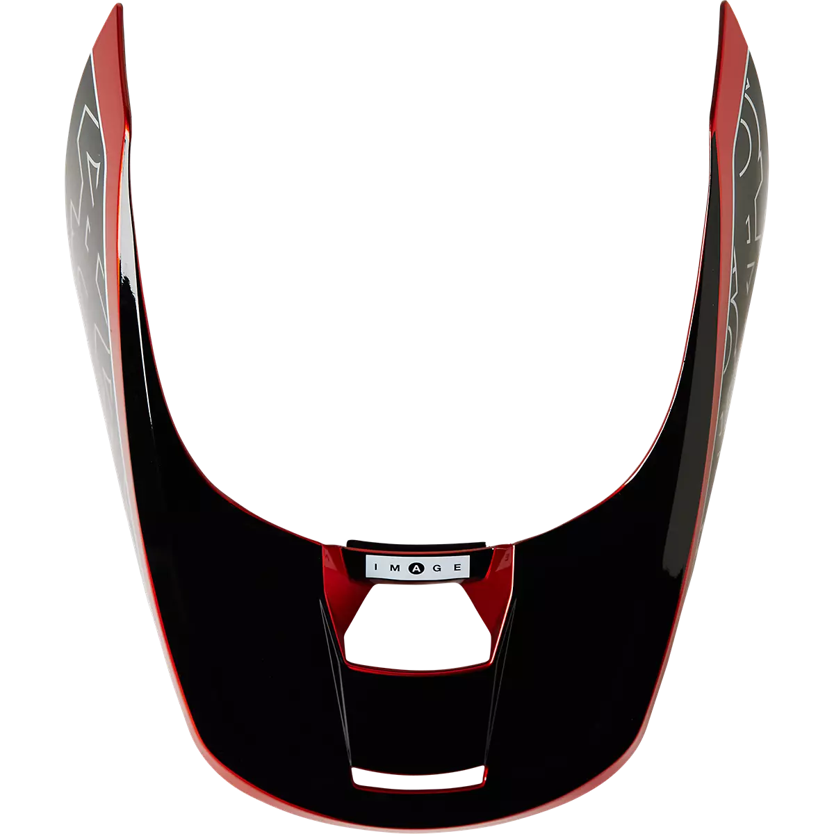 Fox Racing - V1 Helmet Visor - Peril-Flo Red (29232-110)
