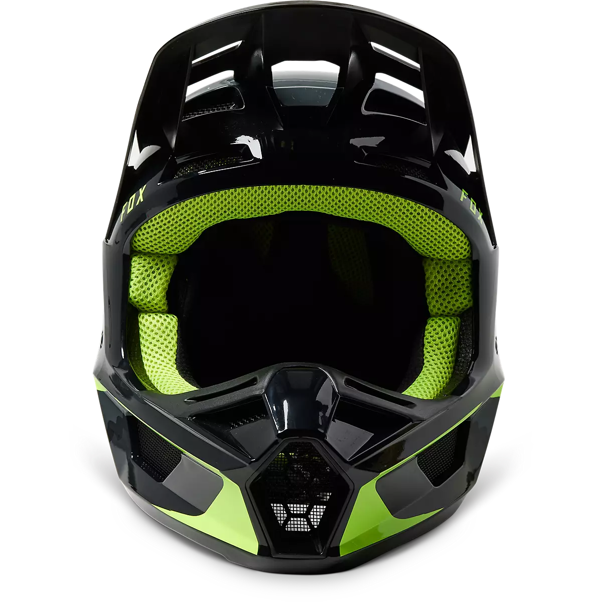 Fox Racing - V2 Vizen Helmet-Flo Yellow (29649-130)