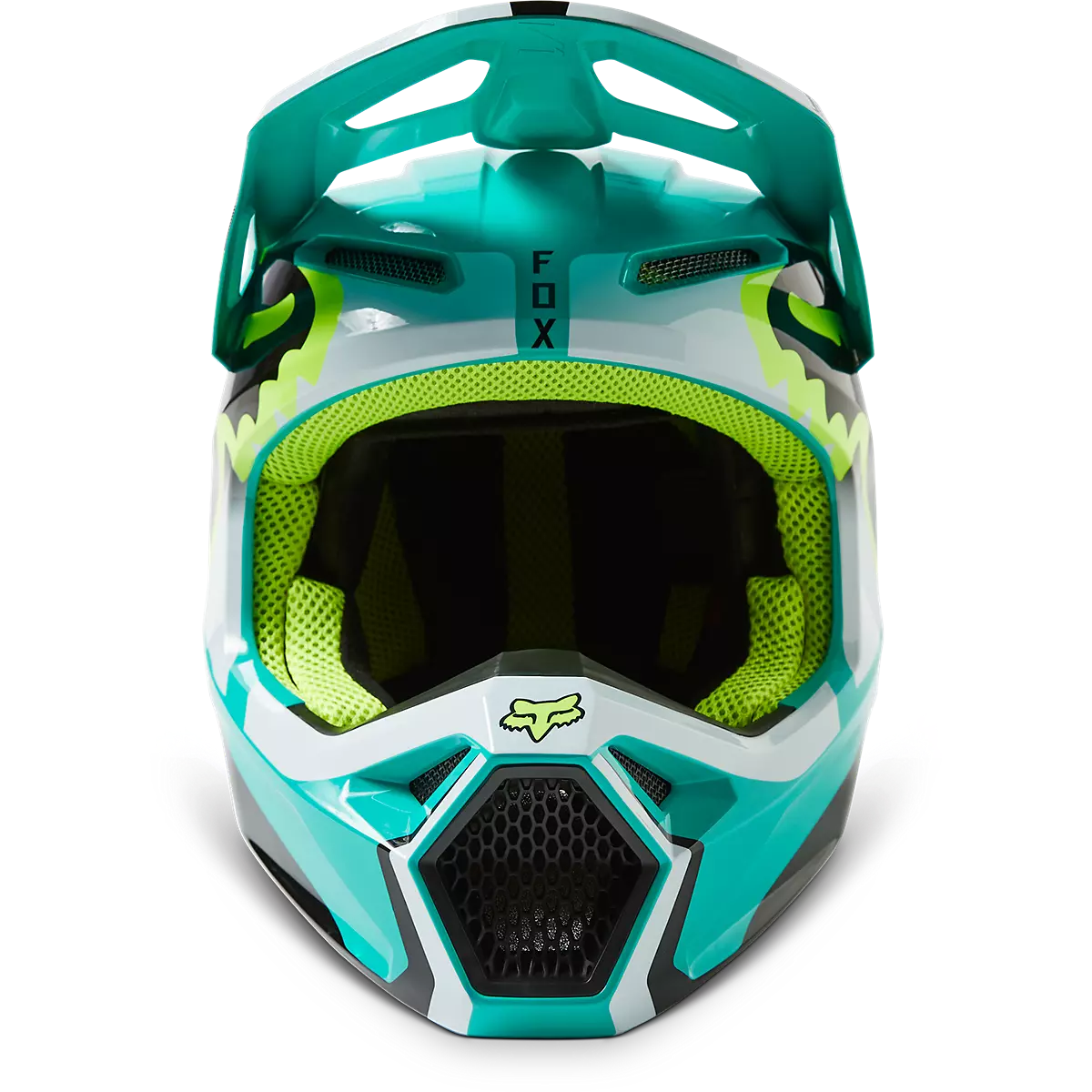 Fox Racing - V1 Leed Helmet-Teal (29657-176)