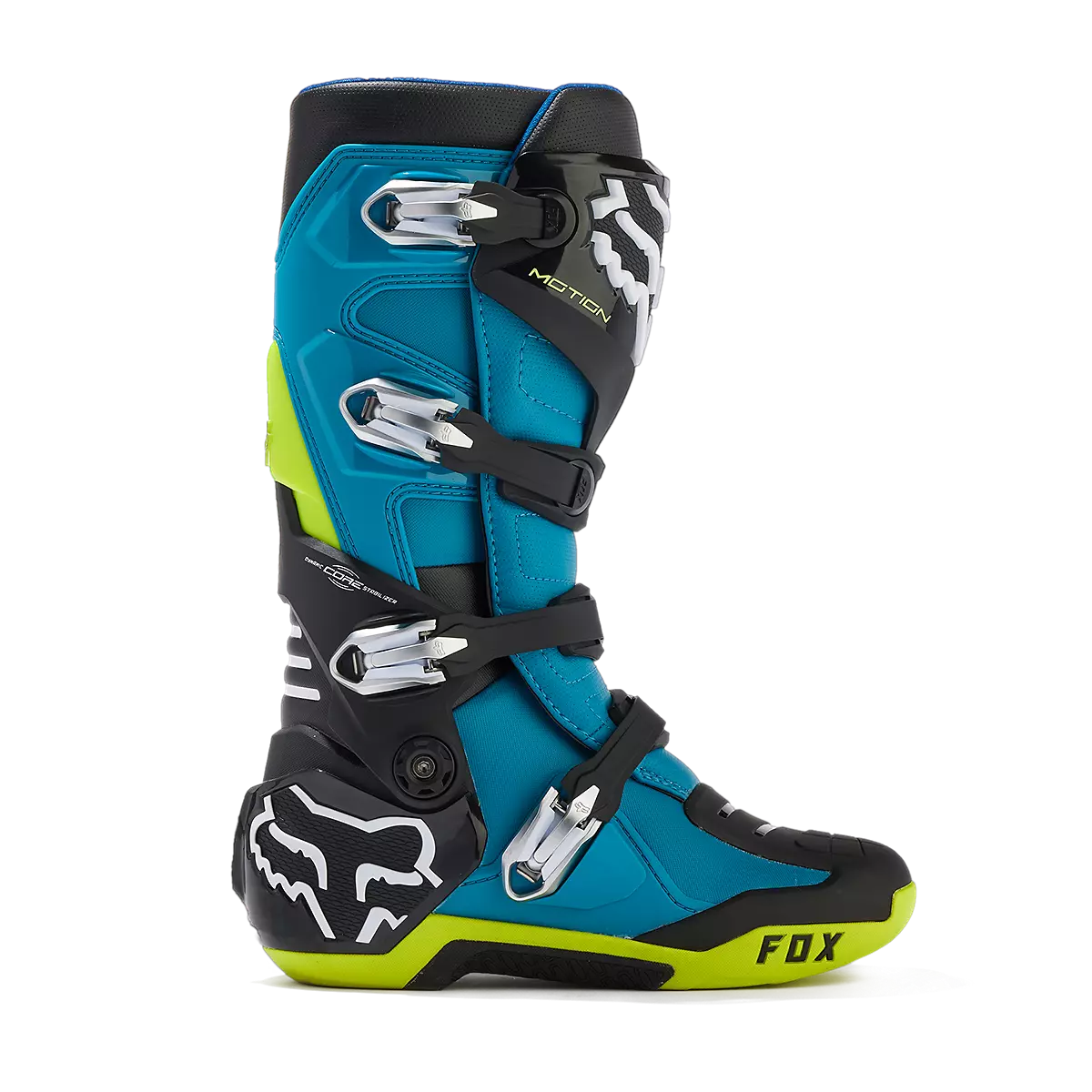 Fox Racing - Motion Boot - Black/White/Gum-Maui Blue (29682-551)