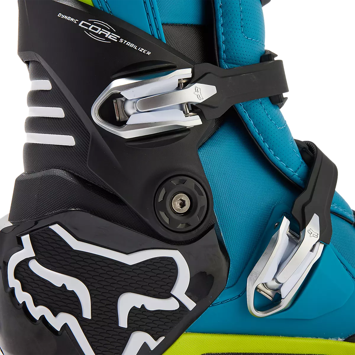 Fox Racing - Motion Boot - Black/White/Gum-Maui Blue (29682-551)