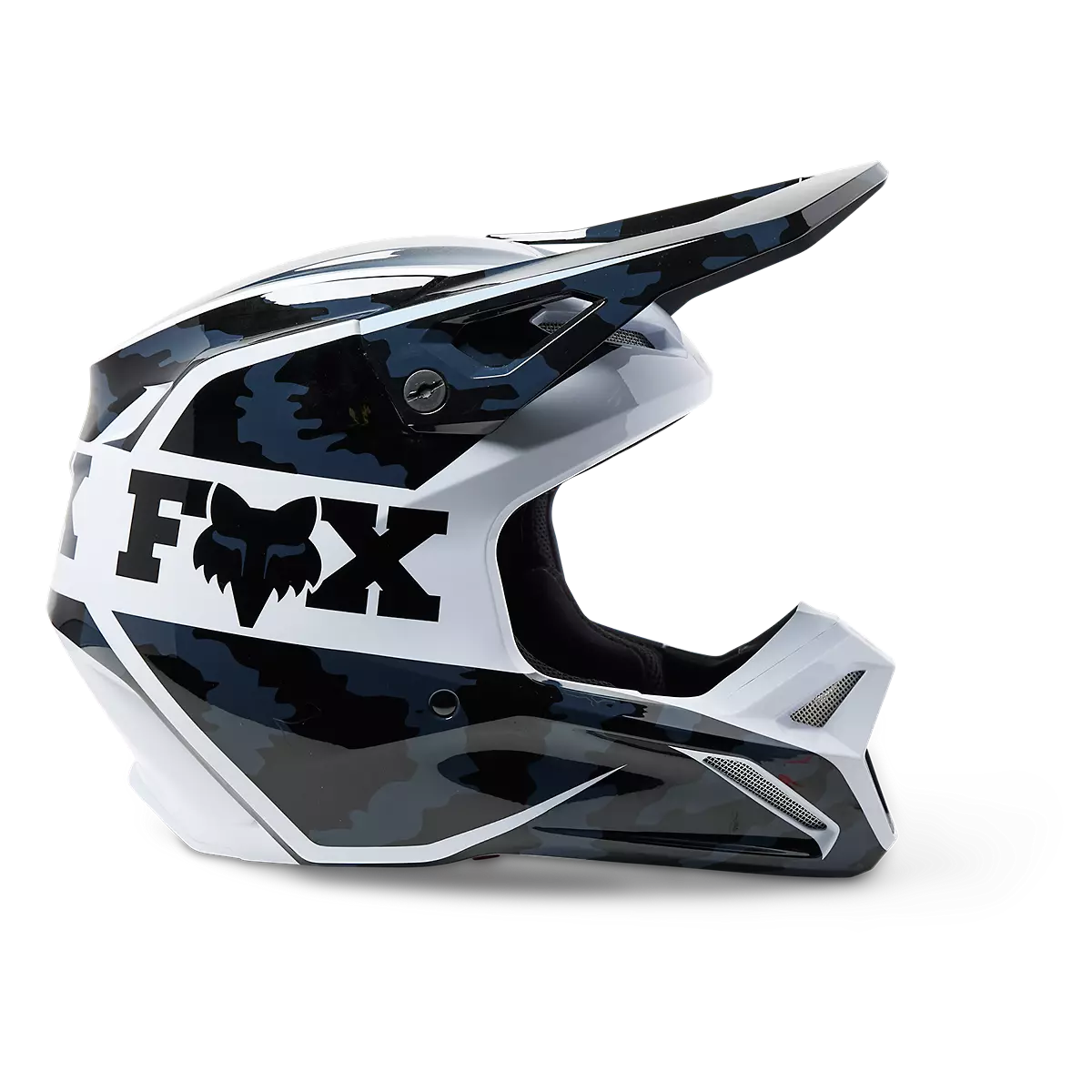 Fox Racing - V1 Nuklr Helmet Dot/Ece Youth-Black (29735-001)