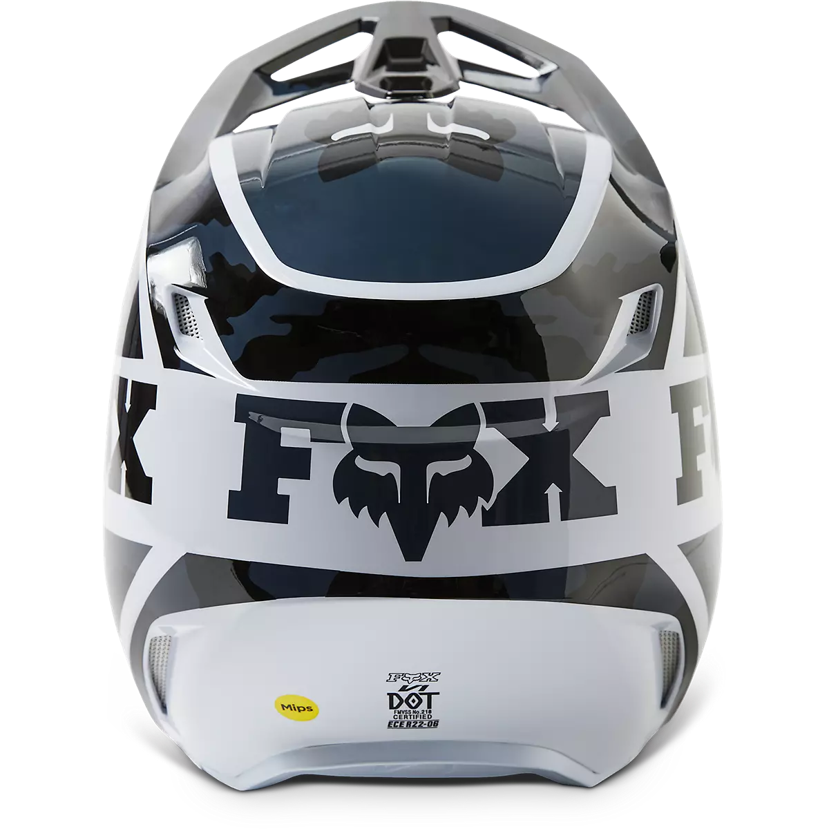 Fox Racing - V1 Nuklr Helmet Dot/Ece Youth-Black (29735-001)