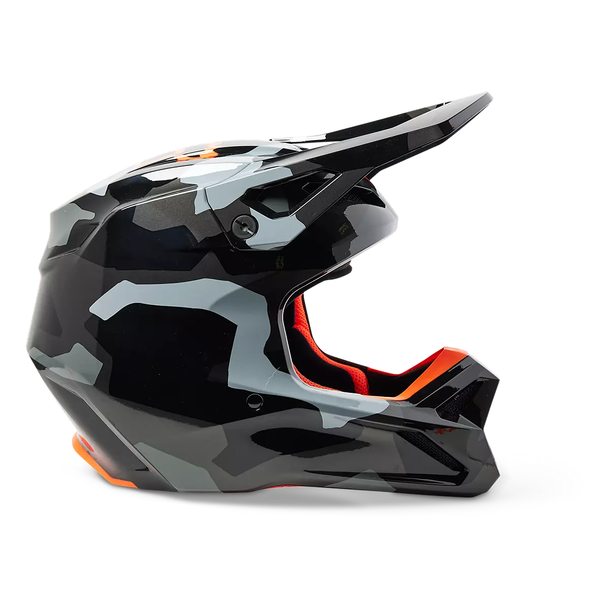 Fox Racing - YTH V1 Bnkr Helmet-Grey Camo (29737-033)