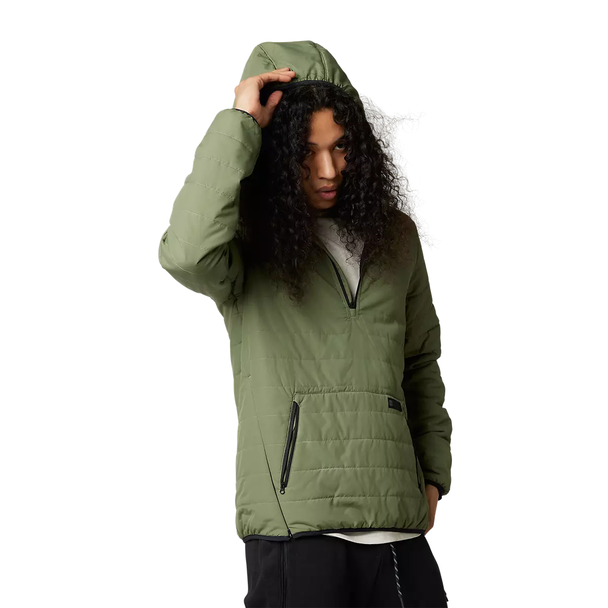 Fox Racing - Howell Hooded Puffy Anorak-Army (29942-532)